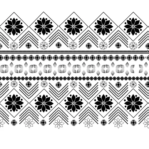 soyut çizgiler, çiçekler, kusursuz vektör deseni