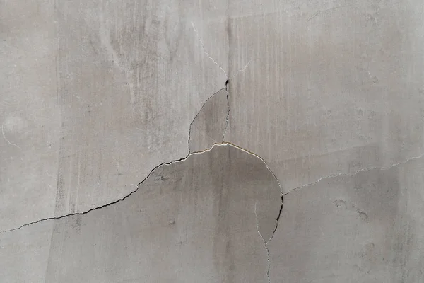 Muro di cemento con crepa — Foto Stock