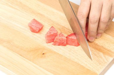 Tahtada karpuz dilimi