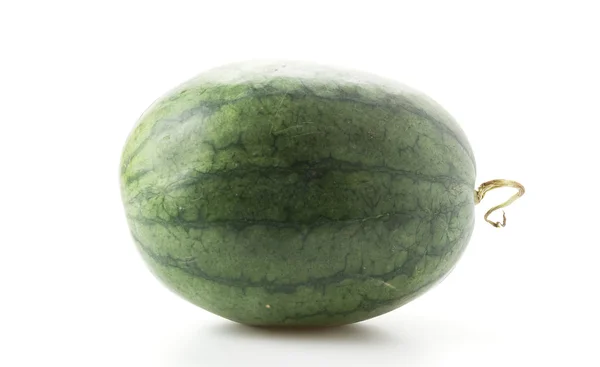 白色背景的新鲜西瓜 — 图库照片
