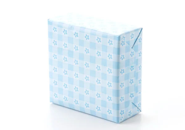 Gift box on white background — Stock Photo, Image