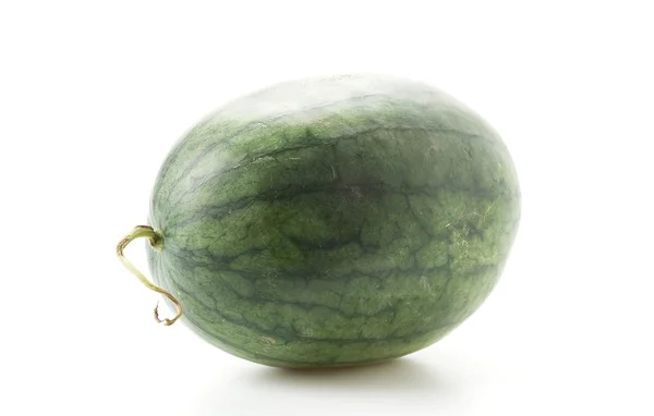 白色背景的新鲜西瓜 — 图库照片