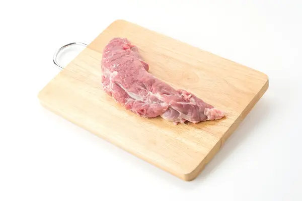 Pork fillet  on white background — Stock Photo, Image