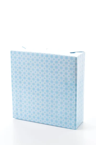 Gift box on white background — Stock Photo, Image