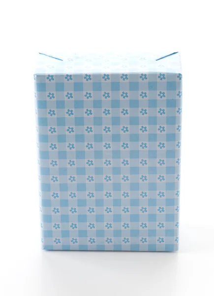 Gift box on white background — Stock Photo, Image