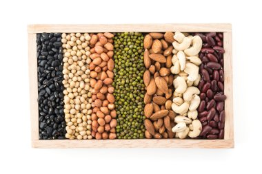 Tahta blokta fasulye karıştır