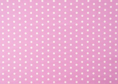 pembe bir arka plan ile beyaz polkadot