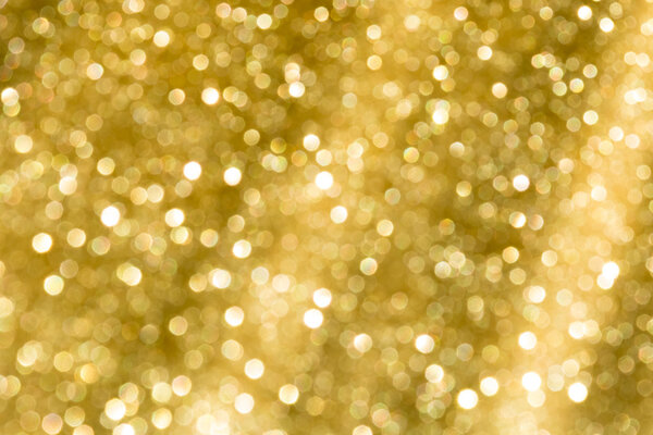 golden bokeh for background