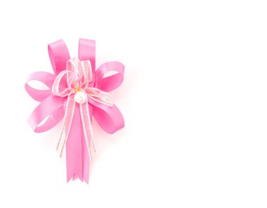 Beyaz arka planda noel yayları