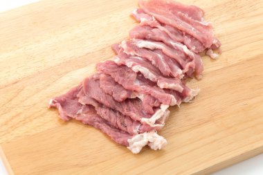 Tahtada domuz dilimi