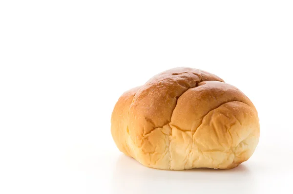 Bread roll on white background — Stock Photo, Image