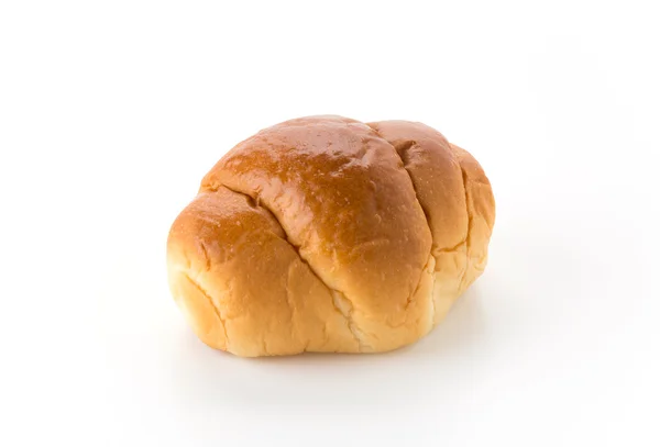 Bread roll on white background — Stock Photo, Image