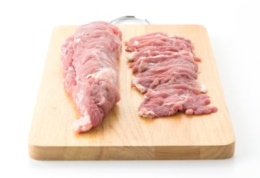 Tahtada domuz dilimi