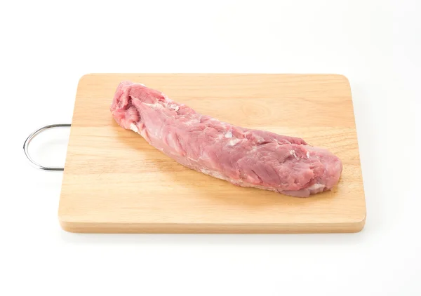 Pork fillet  on white background — Stock Photo, Image