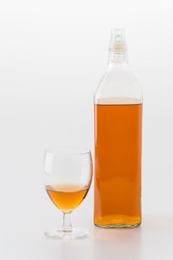 beyaz zemin üzerine koydum cam