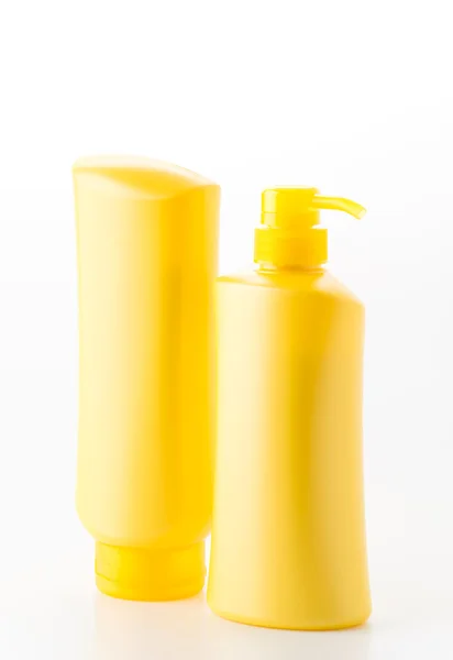 Saç kremi şampuan şişesi — Stok fotoğraf