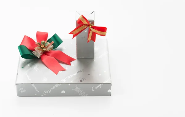 Gift box on white background — Stock Photo, Image