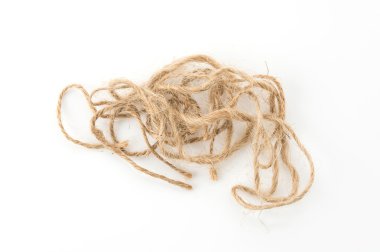 Beyaz arka plan üzerinde Mini ip