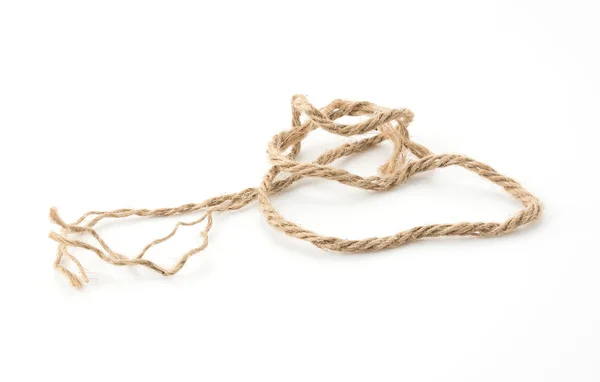 Mini rope on white background — Stock Photo, Image