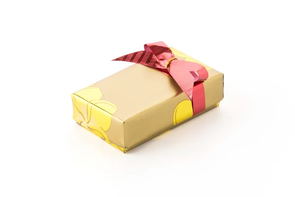 Gift box on white background Stock Image