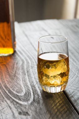 ahşap masa camına koydum