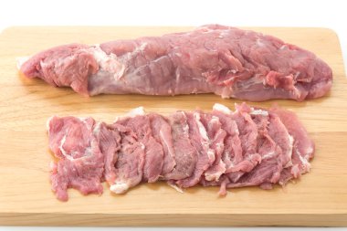 Tahtada domuz dilimi