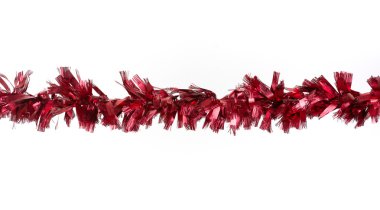 Beyaz arkaplanda noel süslemeleri