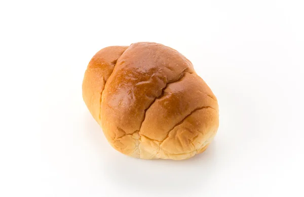 Bułka chlebowa na białym tle — Zdjęcie stockowe