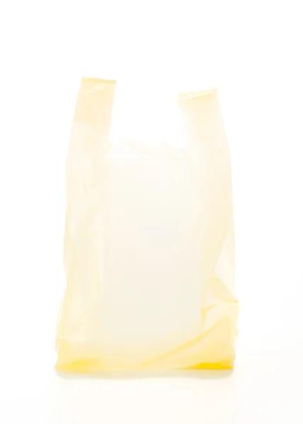 Sac plastique sur fond blanc — Photo