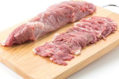 Tahtada domuz dilimi