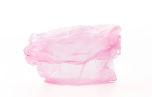 흰 배경에 있는 비닐봉지 — 스톡 사진
