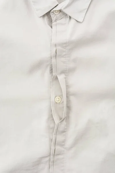 Close-up van knop op shirt — Stockfoto