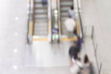 arka plan için bulanık yürüyen merdiven