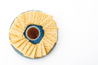 ananas reçeli ile bisküvi