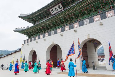 Seoul, Güney Kore - 26 Ekim 2015: asker Mart changi