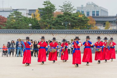 Seoul, Güney Kore - 26 Ekim 2015: asker Mart changi