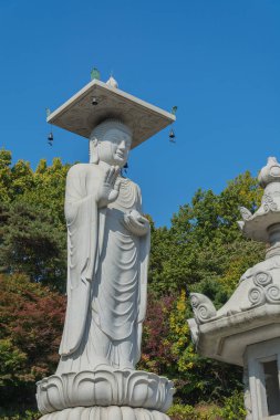 Seoul city, Kore tapınakta Bongeunsa