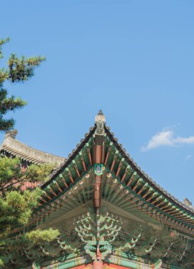 Güzel mimari Deoksugung Sarayı Seoul City, Kore