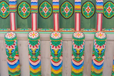 Güzel mimari Deoksugung Sarayı Seoul City, Kore