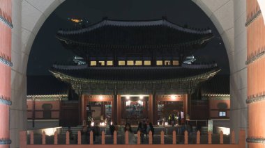 Gyeongbokgung Sarayı Seoul City Kor güzel mimari
