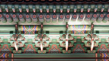 Gyeongbokgung Sarayı Seoul City Kor güzel mimari