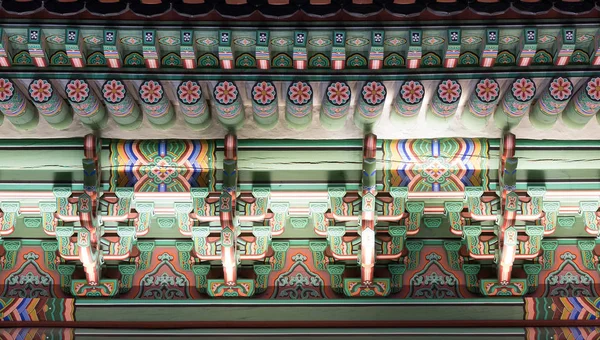 Bela Arquitetura em Gyeongbokgung Palace em Seul cidade Kor — Fotografia de Stock