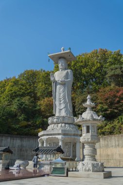 Seoul city, Kore tapınakta Bongeunsa
