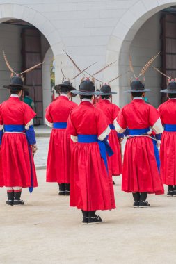 Seoul, Güney Kore - 26 Ekim 2015: asker Mart changi