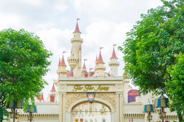 Singapur 20 de julio; 2015 Castillo en Universal studio Singapur —  Fotos de Stock