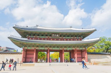 Seoul, Güney Kore, 2015 Ekim 27 - güzel ve eski Architec