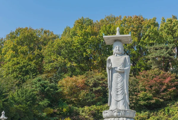 Bongeunsa храм в Сеулі-місті в Кореї — стокове фото
