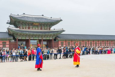 Seoul, Güney Kore - 26 Ekim 2015: asker Mart changi