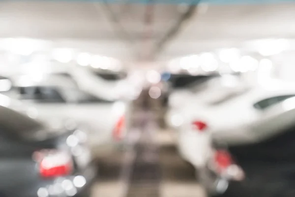 Coche de estacionamiento borroso — Foto de Stock