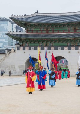 Seoul, Güney Kore - 26 Ekim 2015: asker Mart changi
